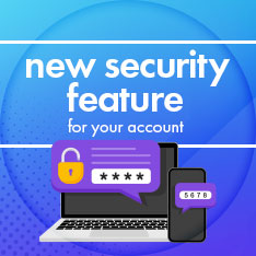 new security feature for your account