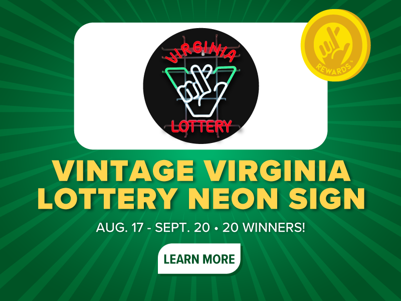 lottery neon sign