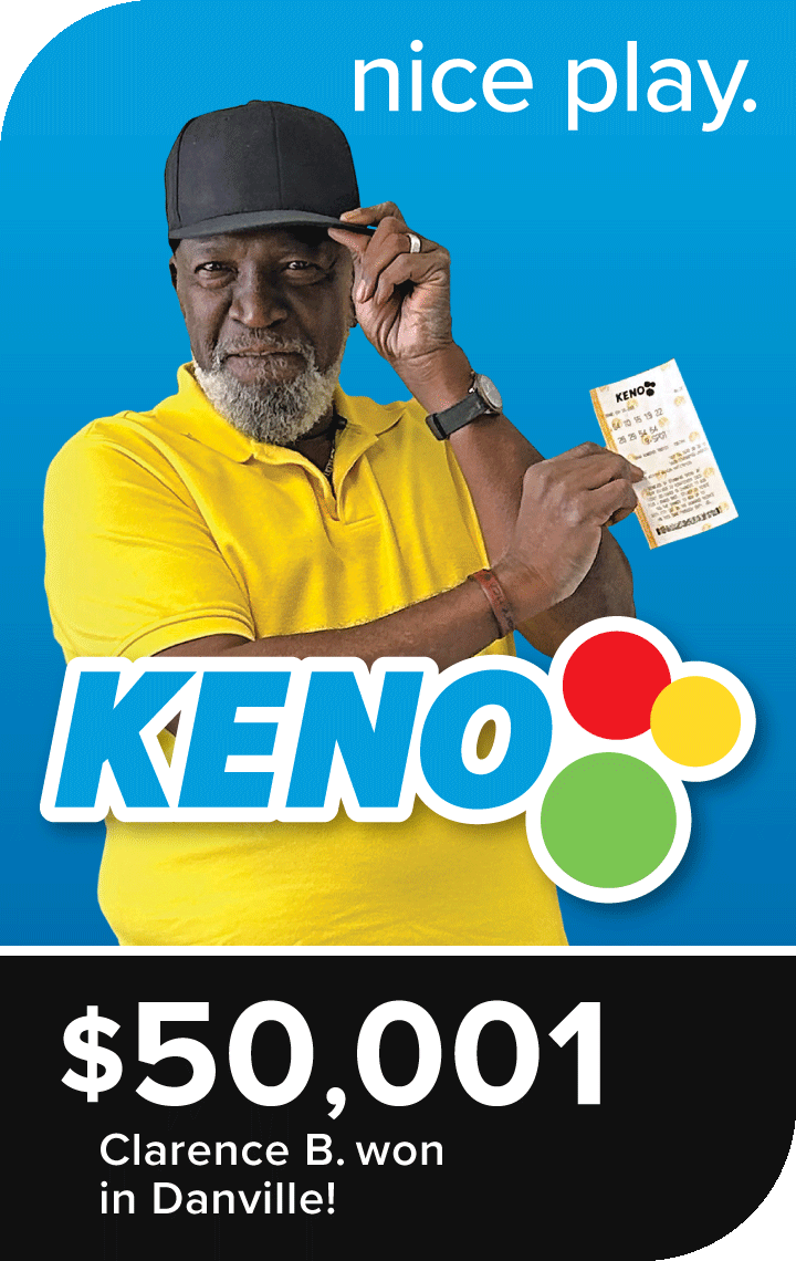 clarence b won big playing keno