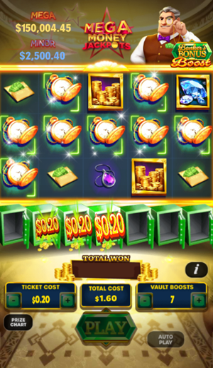 Bankers Bonus Boost Win screen