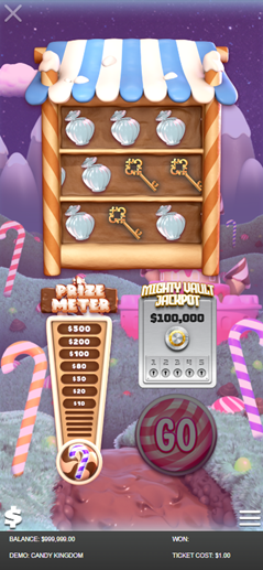 Candy Kingdom Bonus screen
