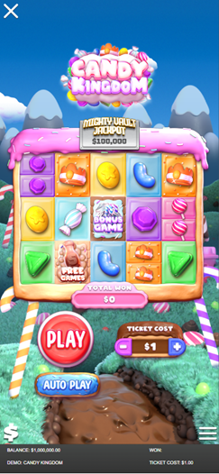 Candy Kingdom Preplay screen