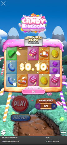 Candy Kingdom Win screen
