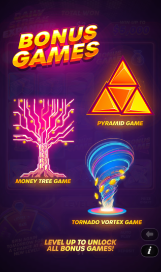 Daily Streak Expander Bonus screen