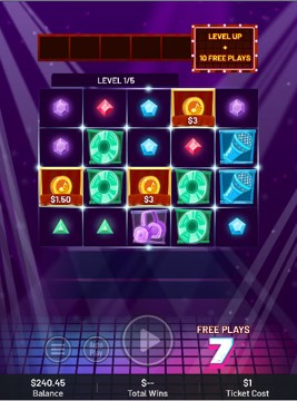 Lucky Coins Disco Pig Bonus screen