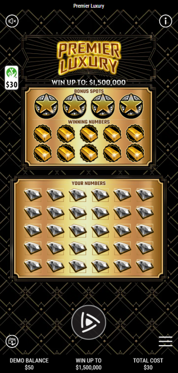 Premier Luxury Preplay screen