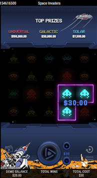 Space Invaders win screen