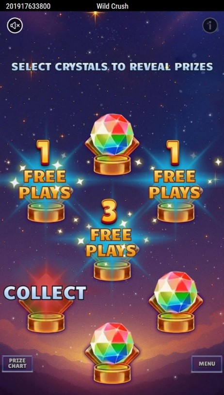 Wild Crush Bonus screen