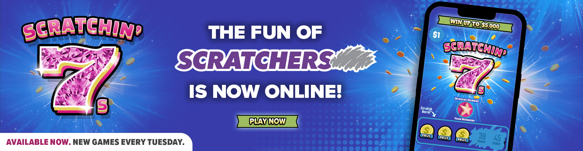 scratchin 7s online game