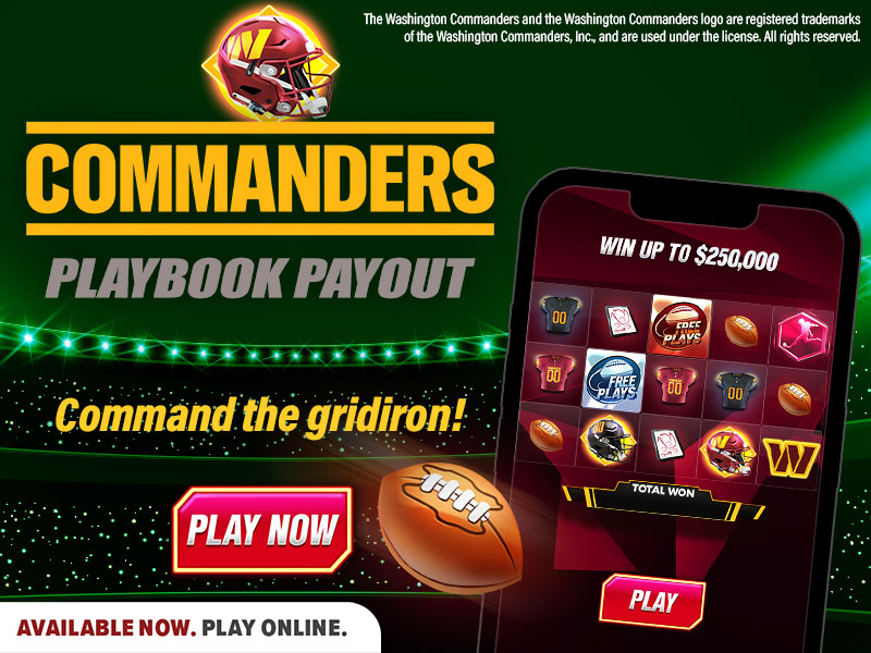 commanders playbook payout