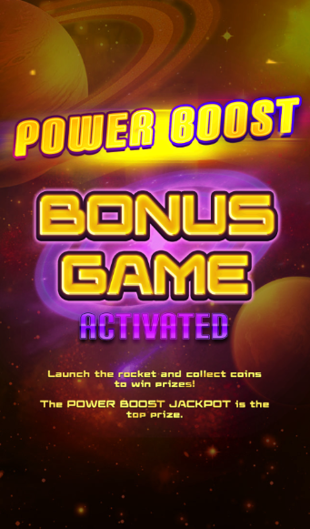 PowerMax Cash Bonus screen