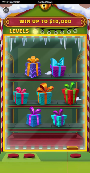 Santa Claws Bonus Game