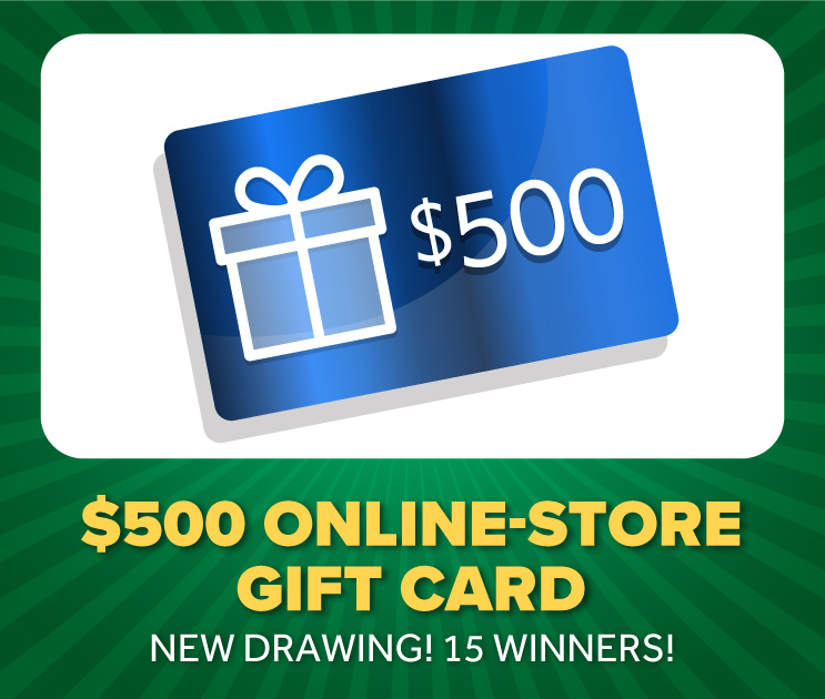 $500 online-store gift card