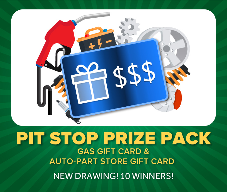 pit stop prize pack