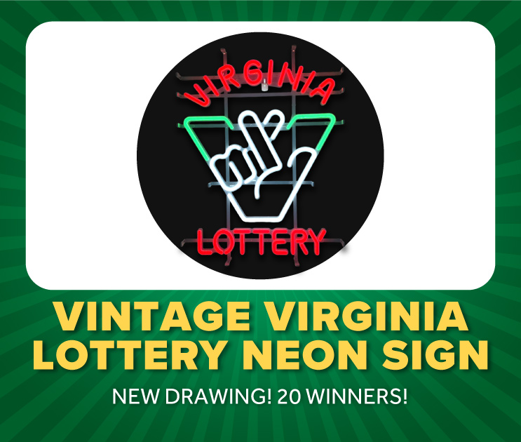 lottery neon sign