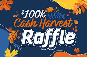 100k cash harves raffle