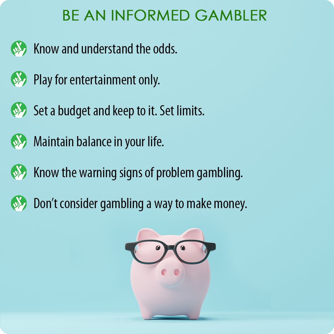 be an informed gambler