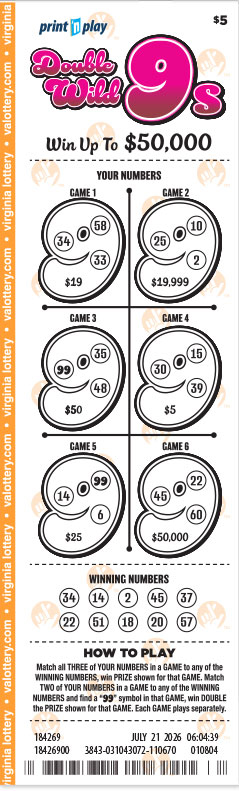 double wild 9s ticket example
