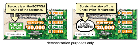 spring shamrock ticket example