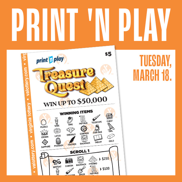 treasure quest march 18