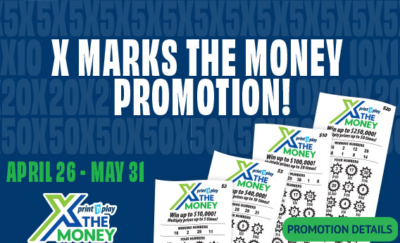 x marks the money promotion