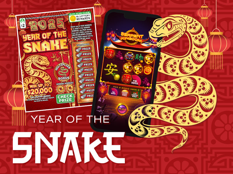 Two snake-themed games! | Virginia Lottery