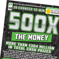500X The Money ticket