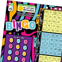 BINGO Virginia scratch-off ticket