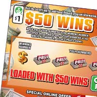 $50 Wins ticket