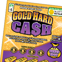 Gold Hard Cash ticket