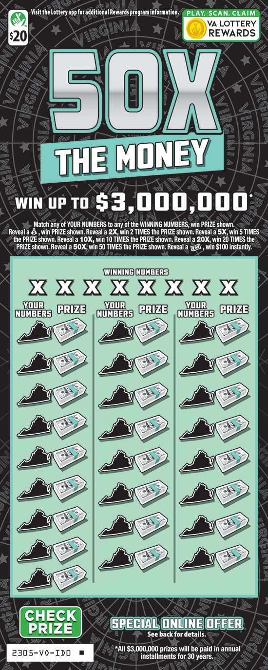 50X The Money #2305