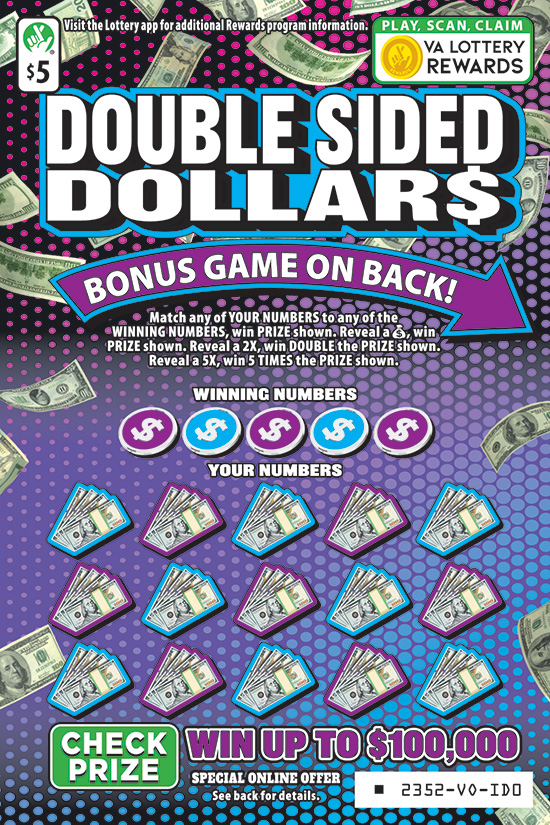 DOUBLE SIDED DOLLARS #2352