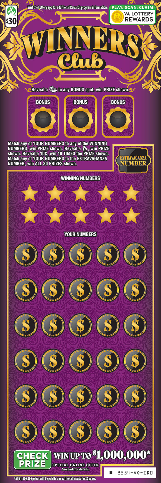 WINNERS CLUB #2354