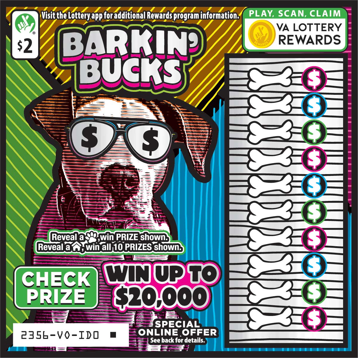 BARKIN BUCKS #2356